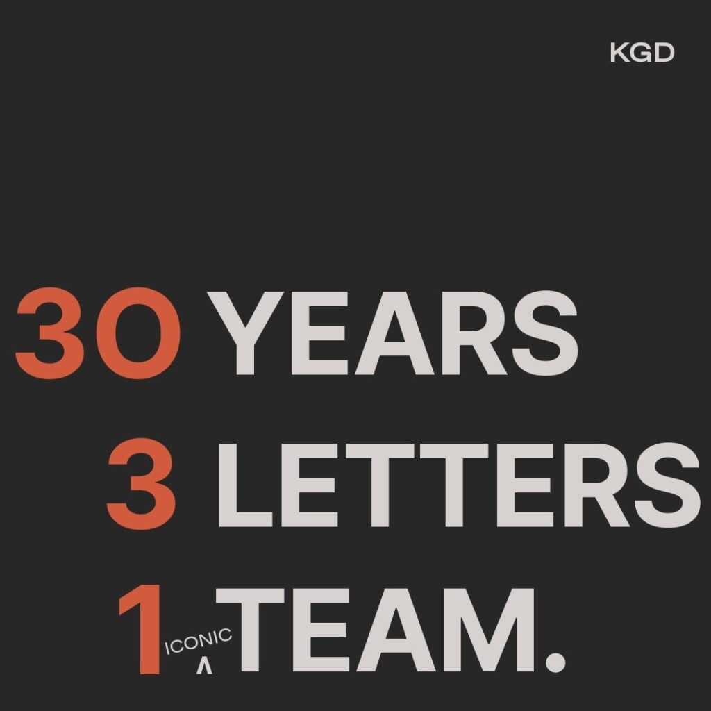 30 Years. 3 Letters. 1 Iconic Team!