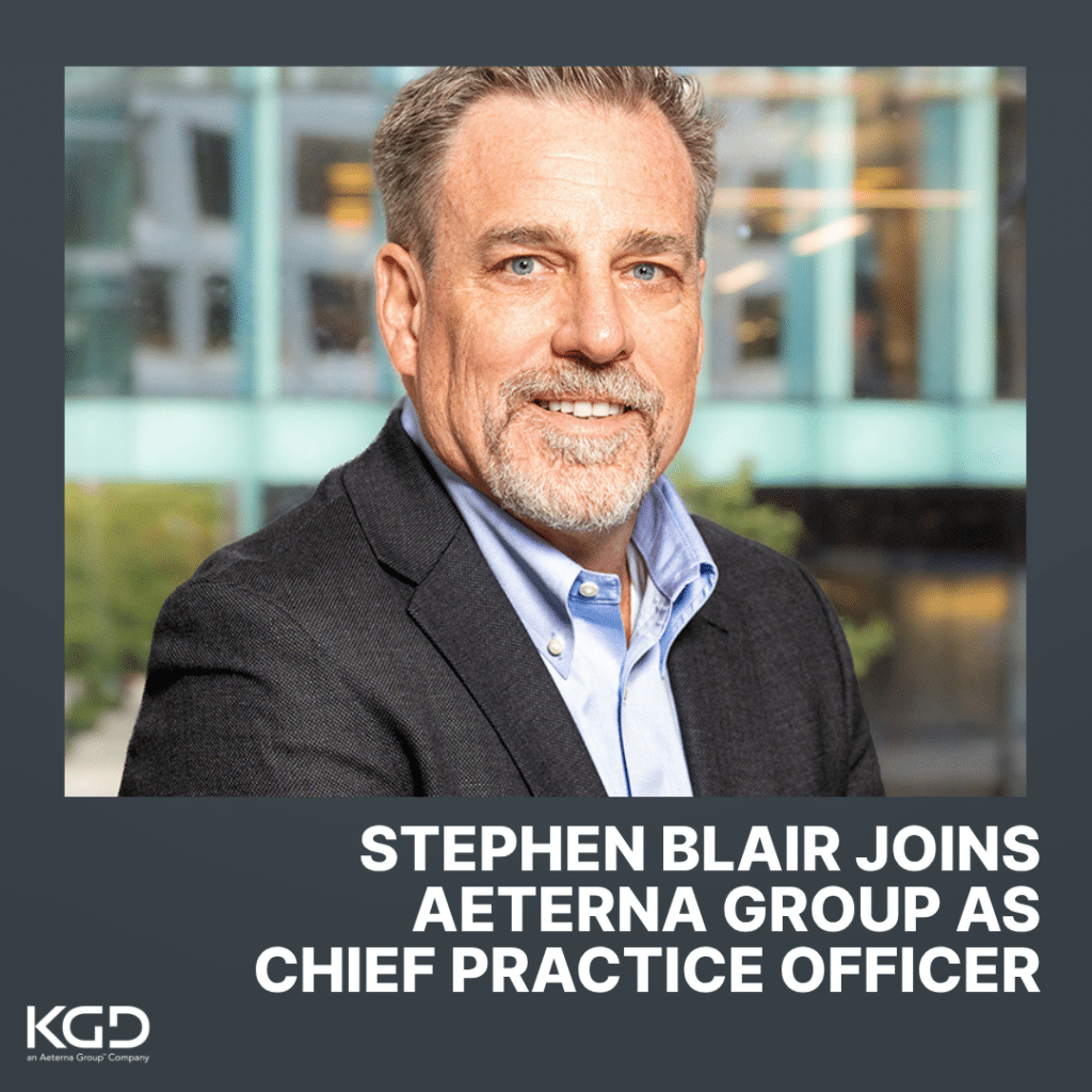 Stephen Blair Joins as Aeterna Group Chief Practice Officer & Science and Technology Market Director